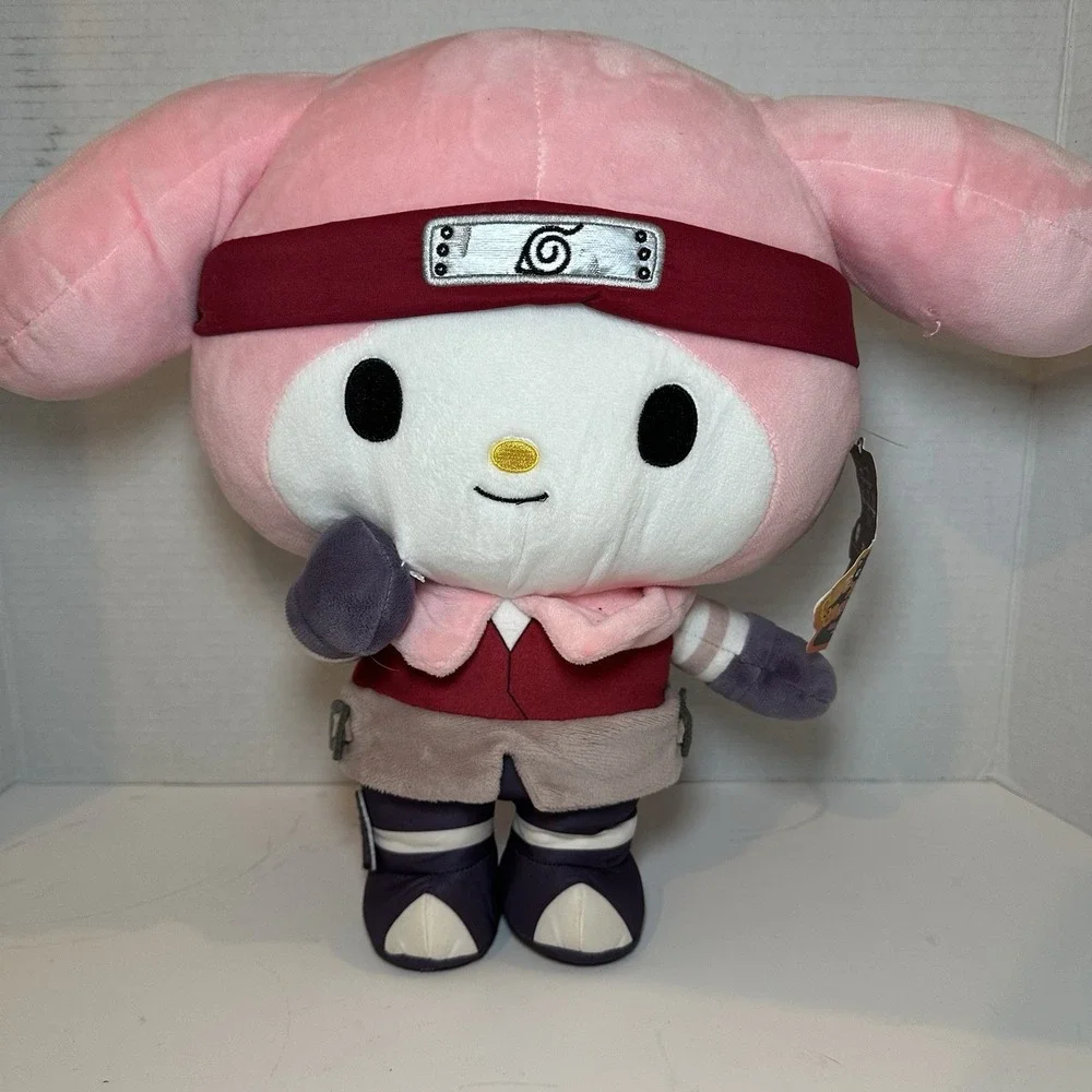 Kidrobot Naruto Hello Kitty and Friends‎ Sakura 13 Inch Plush - NEW